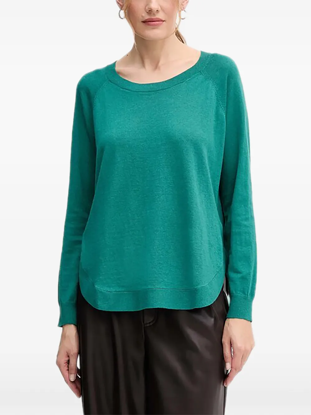 Benetton Maglione con maniche raglan - Verde