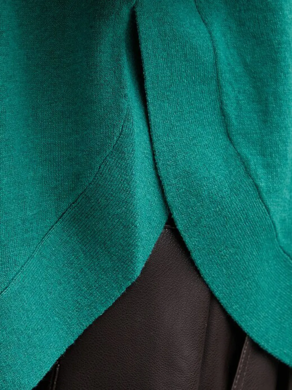 Benetton Trui met raglanmouwen Groen