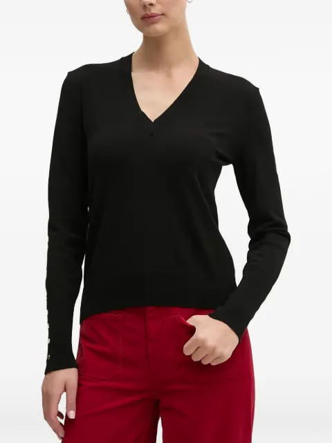 Benetton button V-neck knitwear