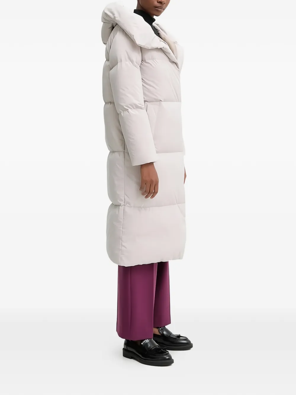 Benetton Broek met plooien Paars