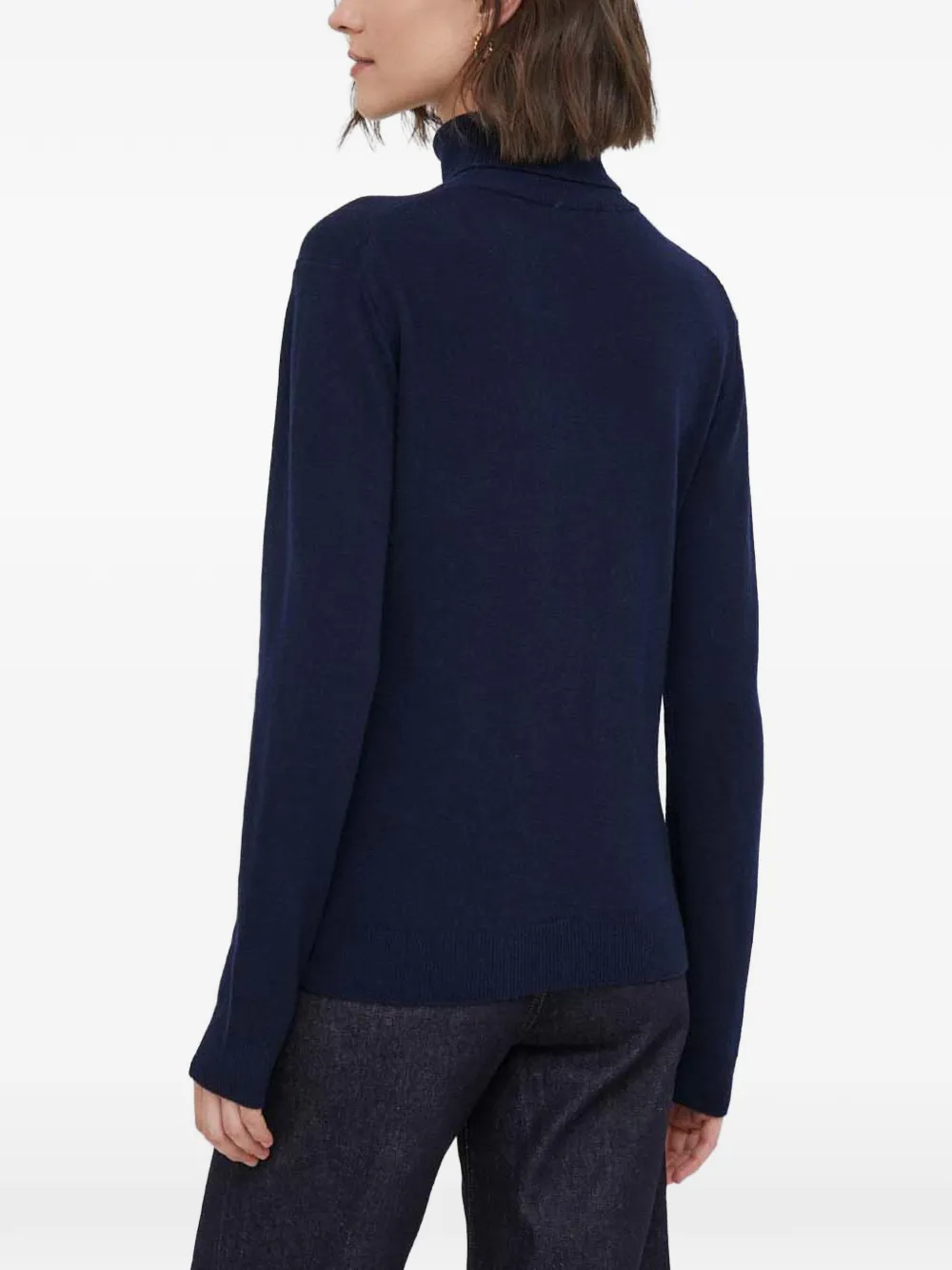 Benetton Gebreide coltrui Blauw