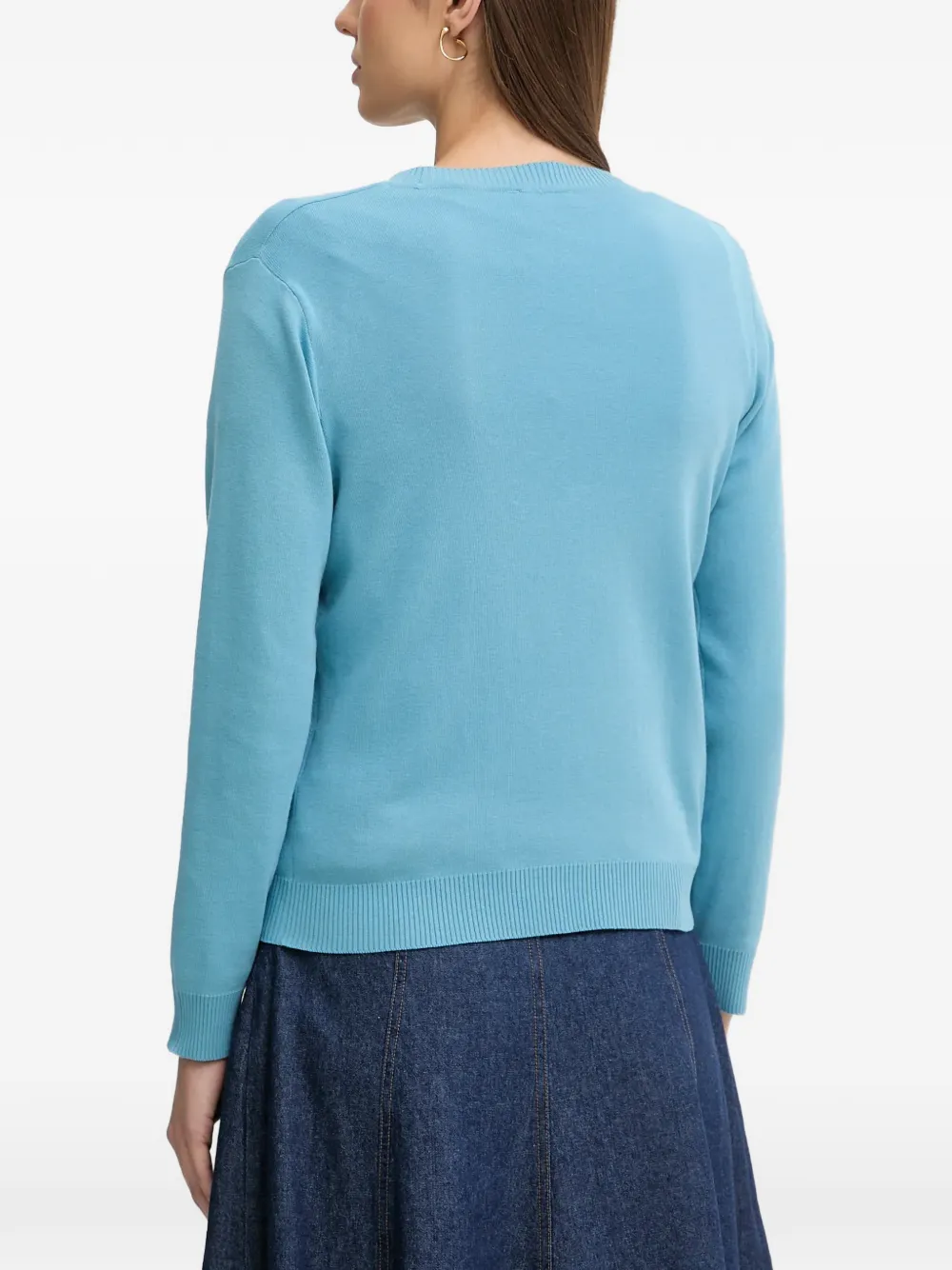 Benetton crew-neck sweater Blauw