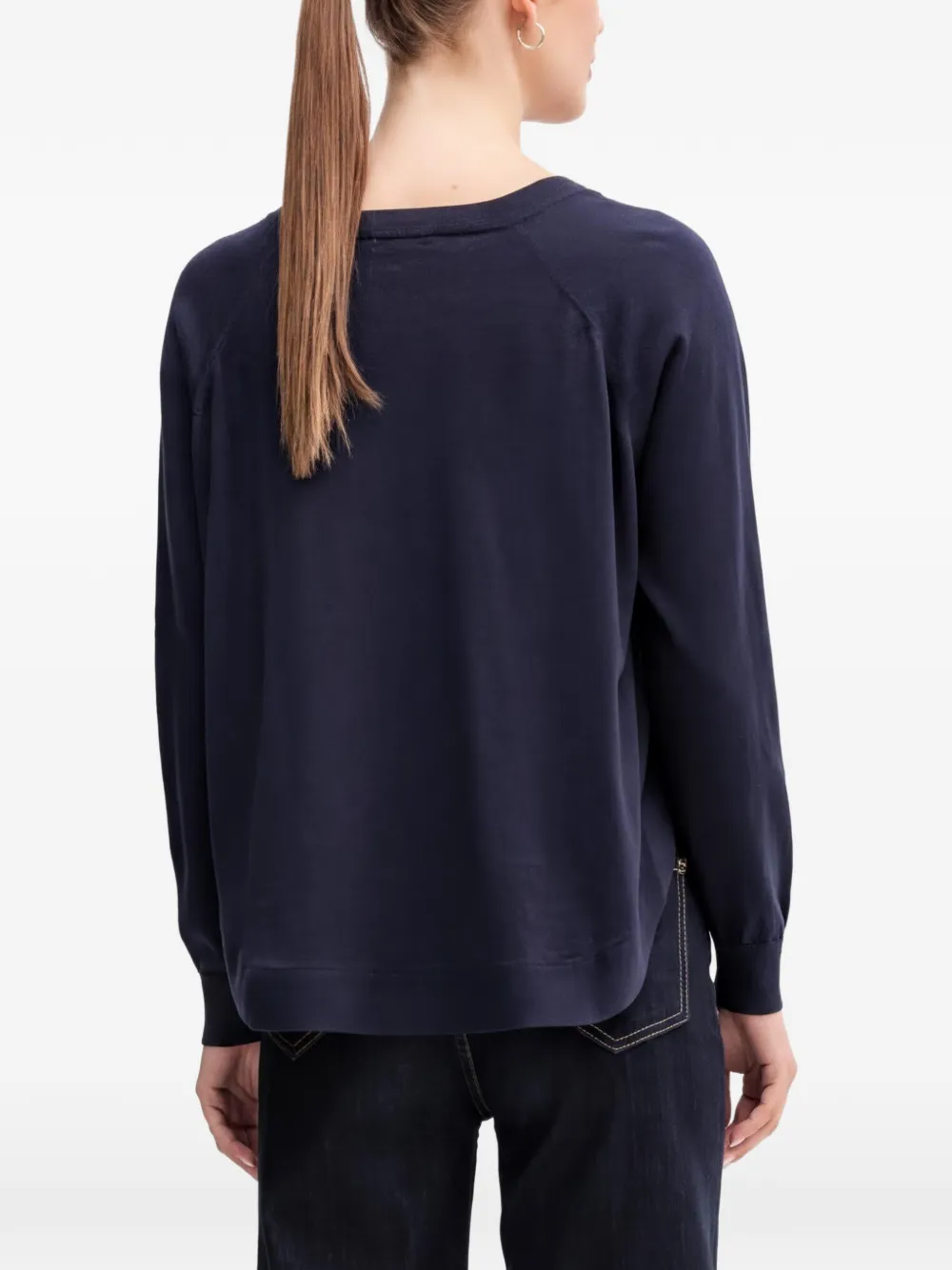 Benetton Raglan sweater Blauw