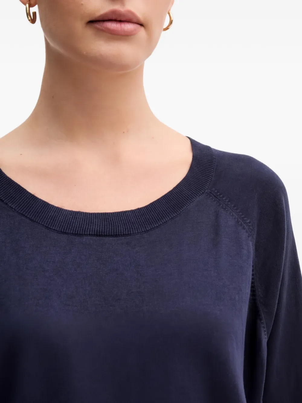 Benetton Raglan sweater Blauw