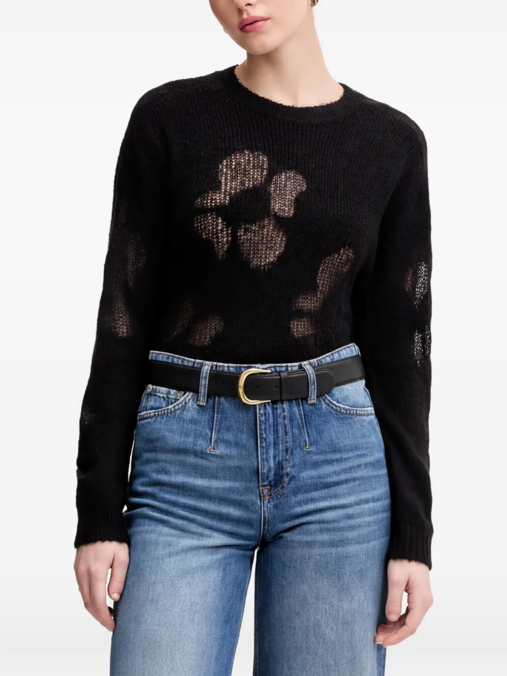 Benetton loose-fit sweater - Nero