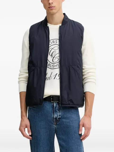 Benetton zip quilted gilet