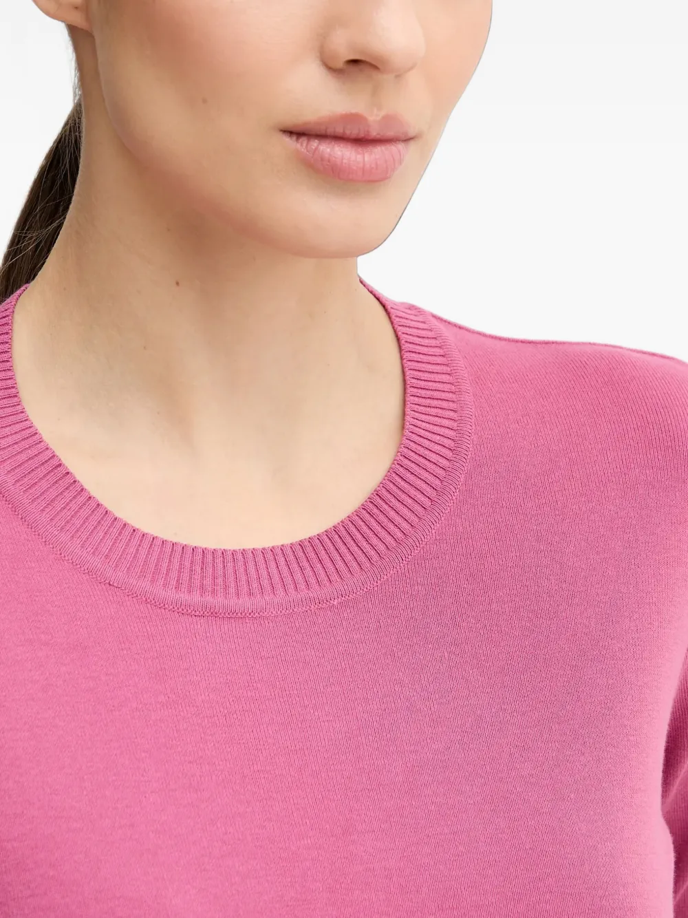 Benetton crew-neck sweater Roze
