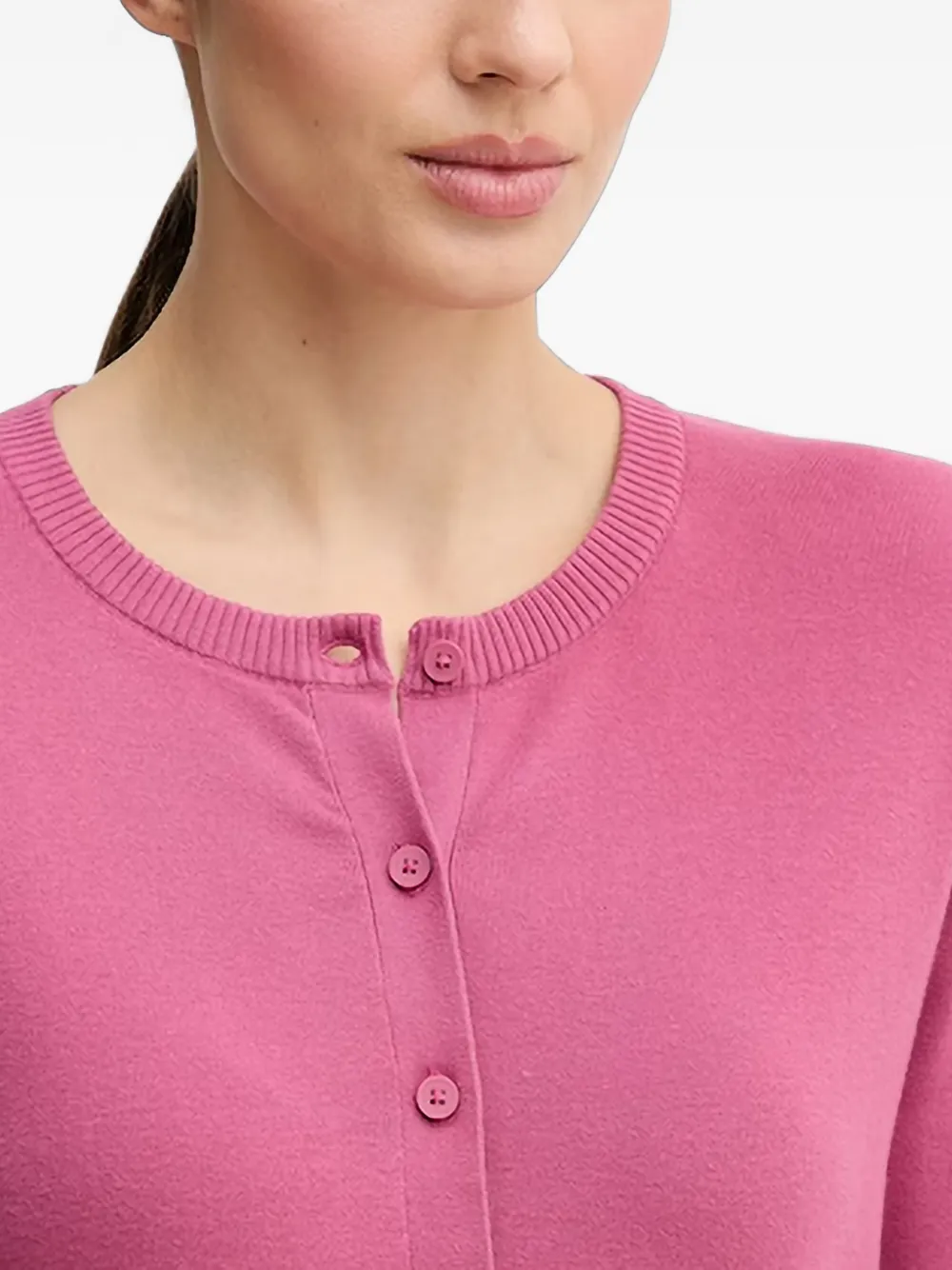 Benetton Button-up vest Roze