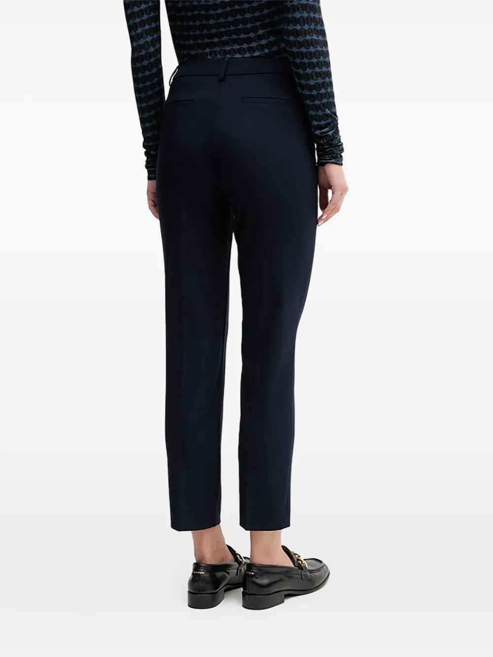 Benetton Broek met knopen Blauw