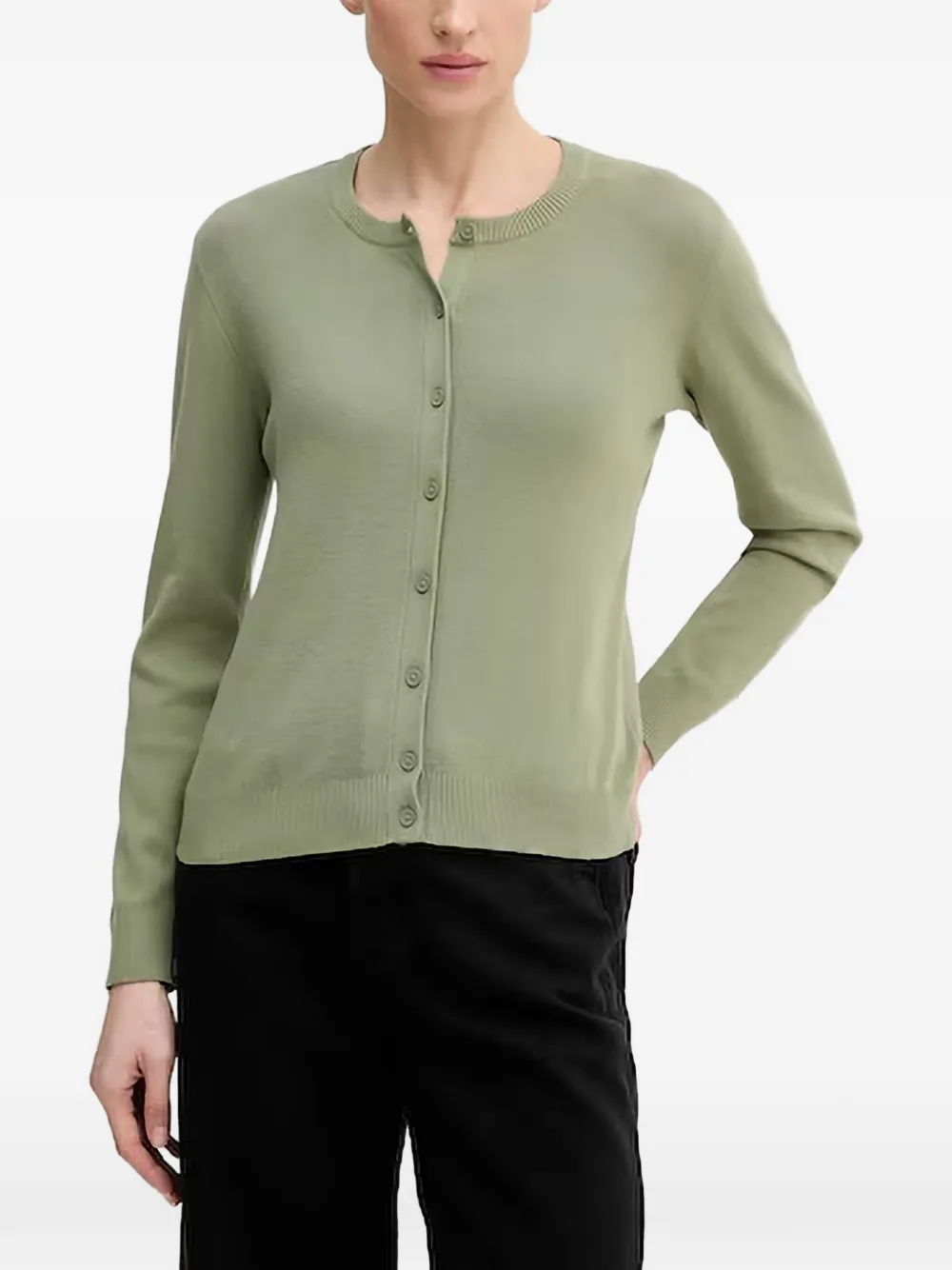 Benetton buttoned knit cardigan