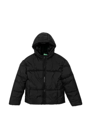 Columbia faux-fur Hooded Puffer Jacket | Black | FARFETCH