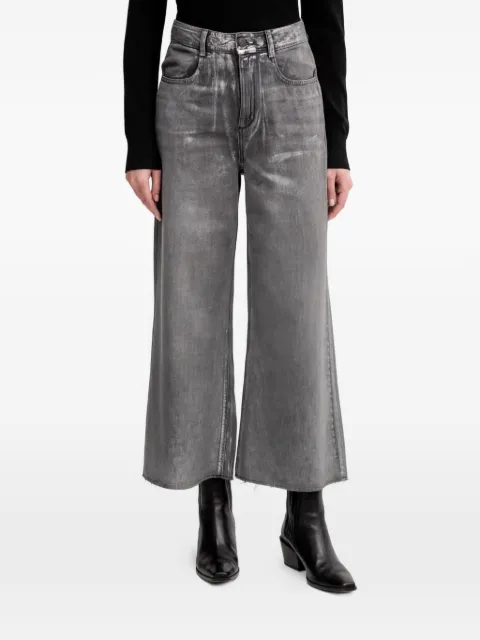 Benetton laminated jeans