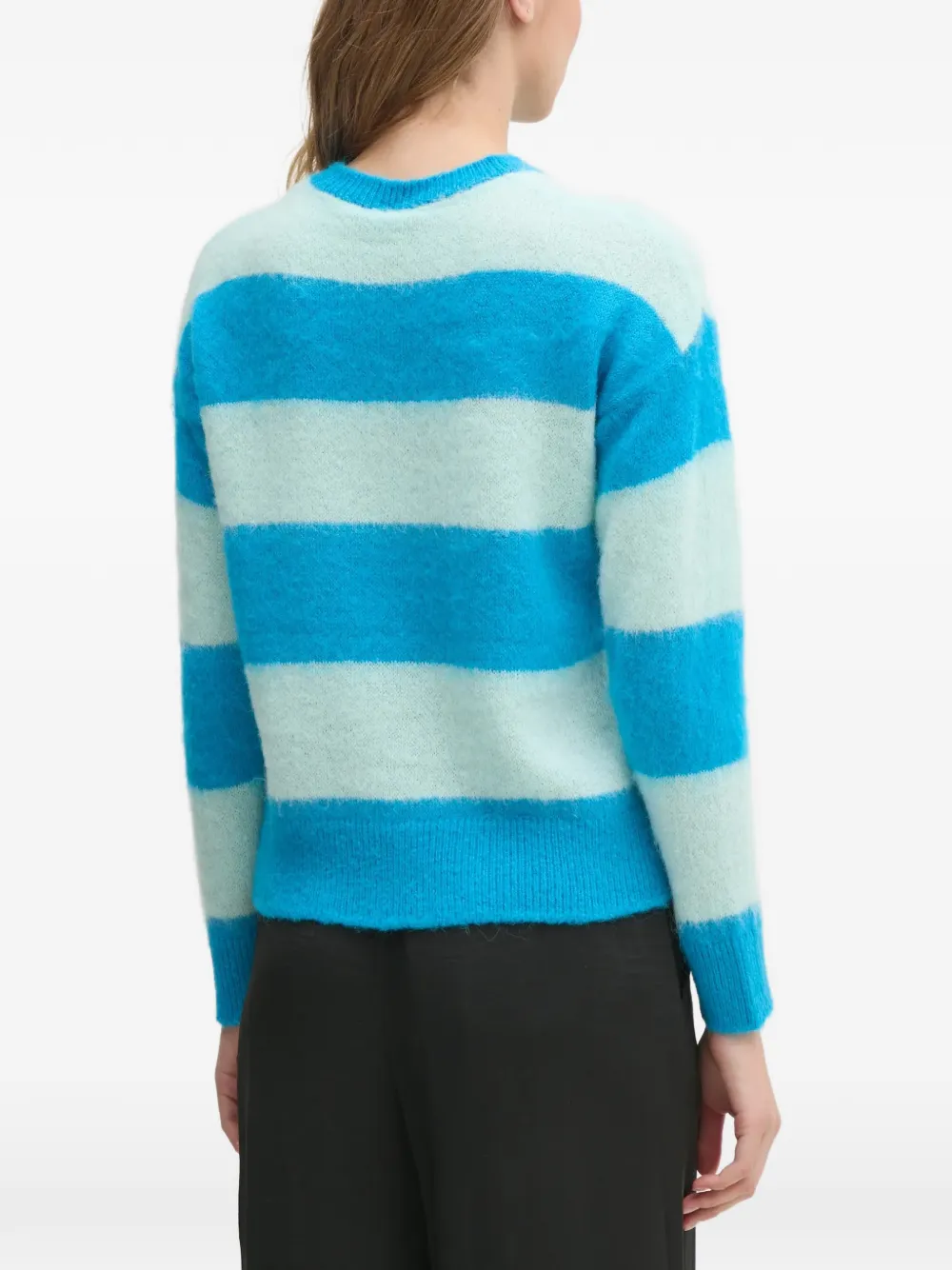 Benetton Gestreepte trui Blauw