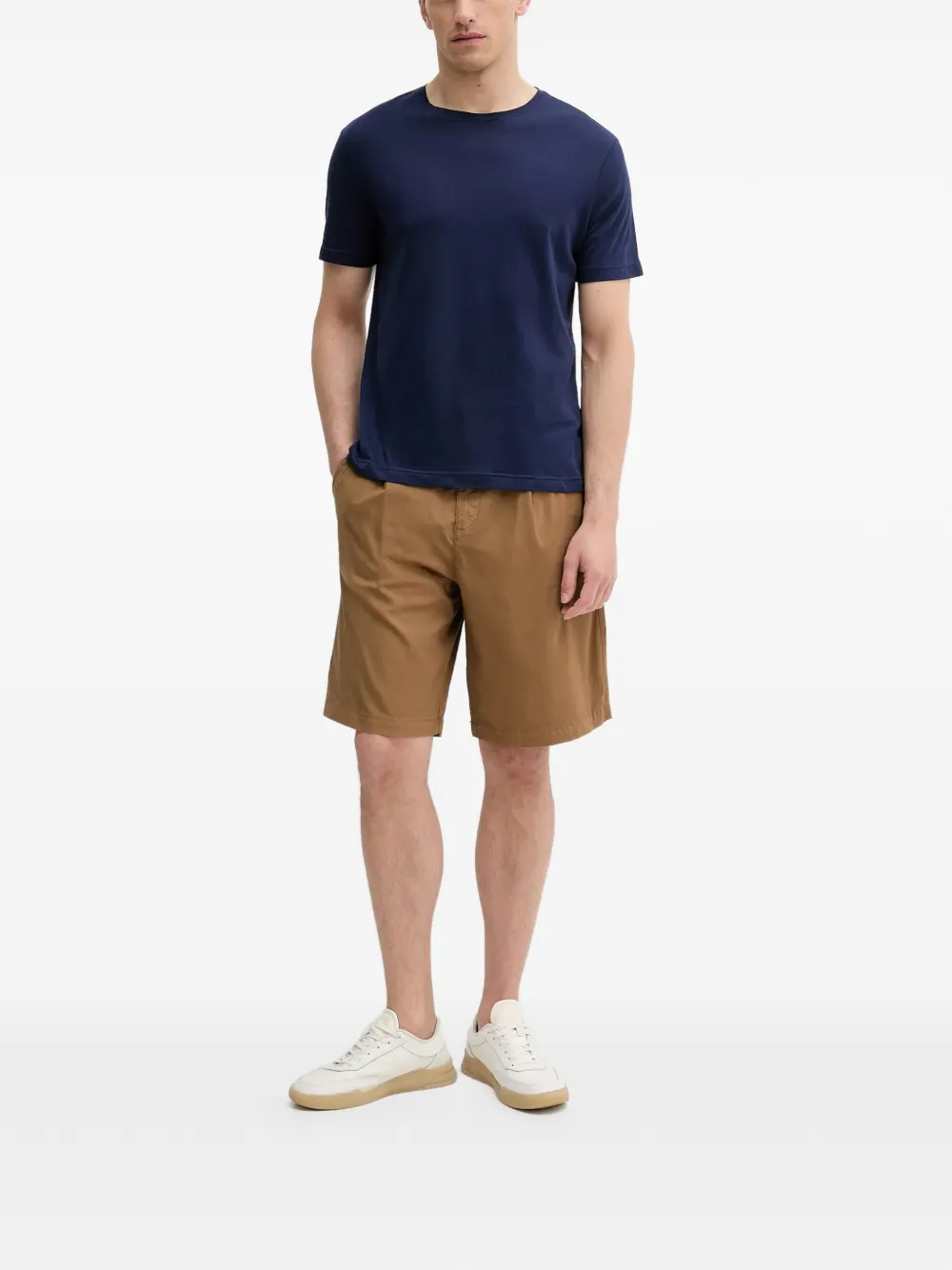 Benetton short à design plissé - Marron Benetton short à design plissé - Marron