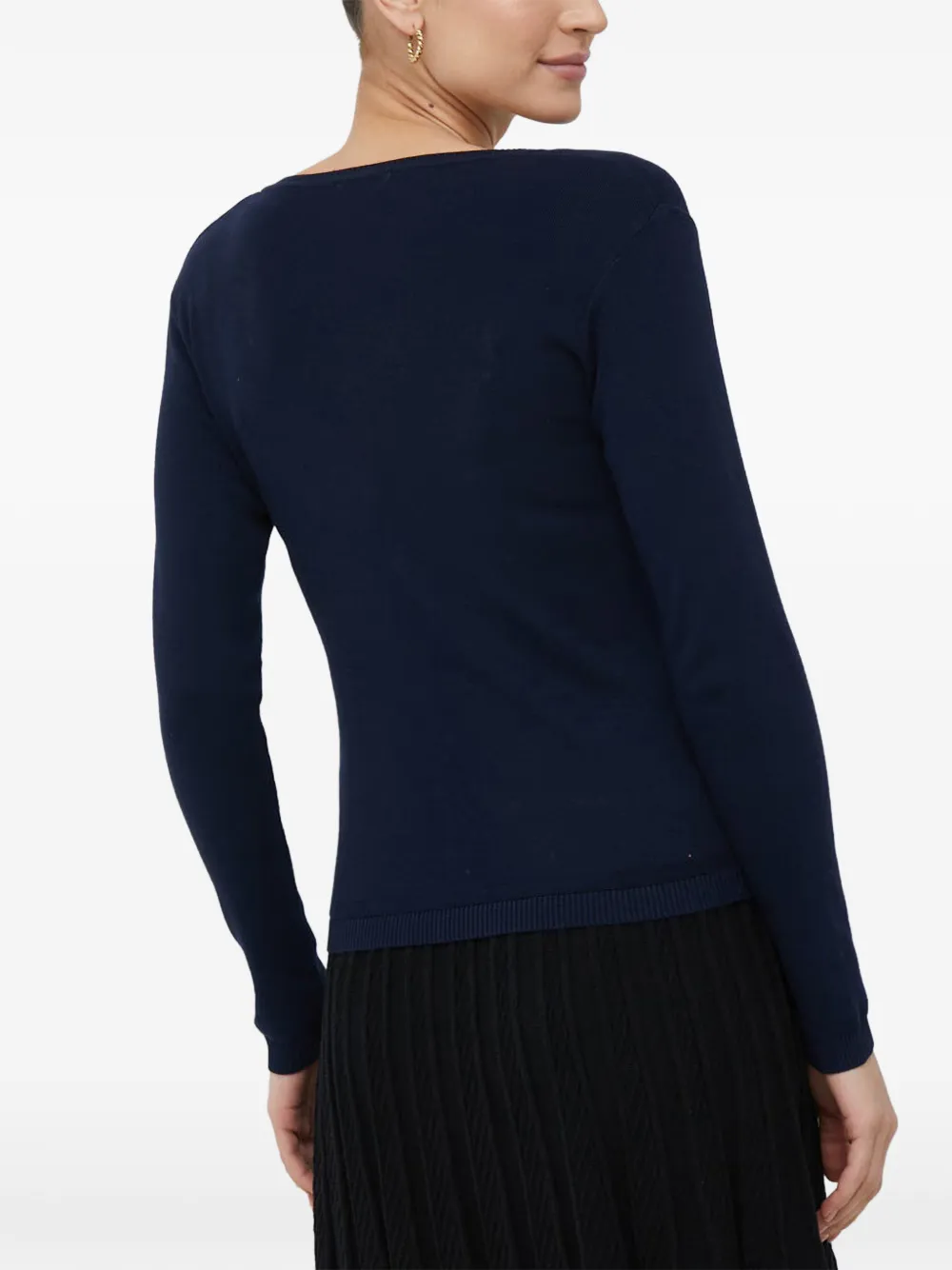 Benetton Gebreid vest Blauw