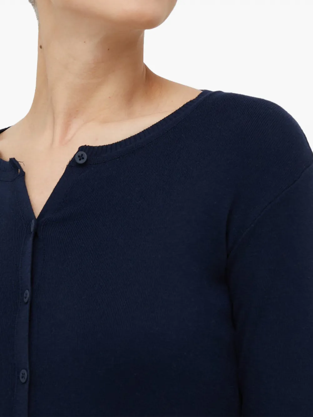 Benetton Gebreid vest Blauw