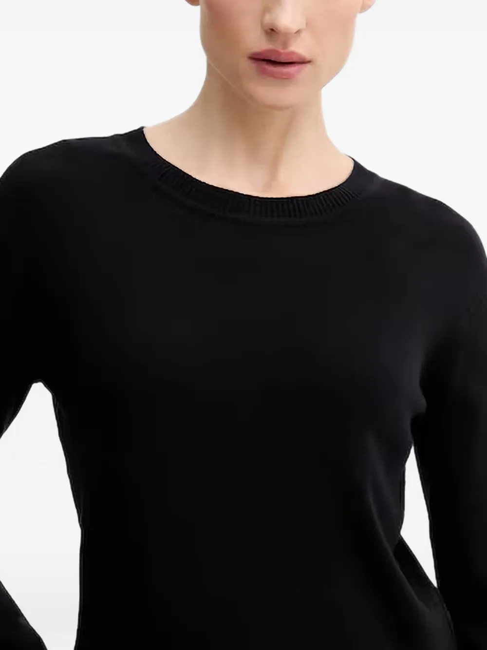 Benetton crew-neck sweater Zwart