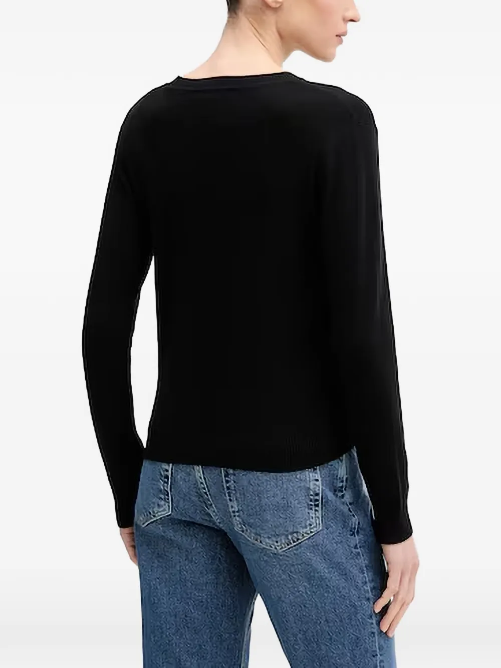 Benetton crew-neck sweater Zwart