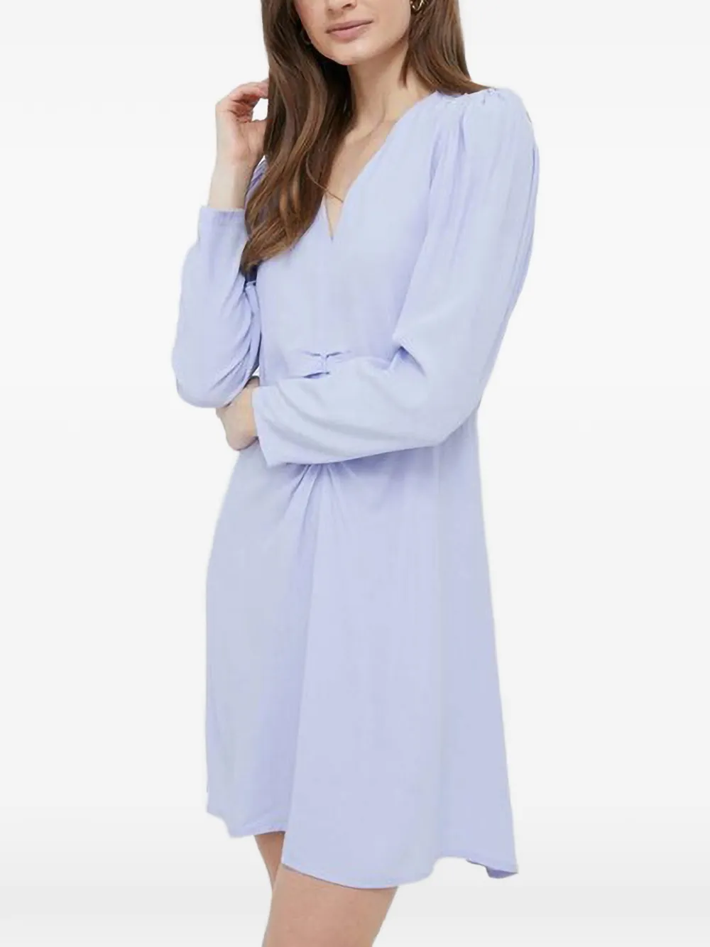 Benetton Mini-jurk met V-hals Paars