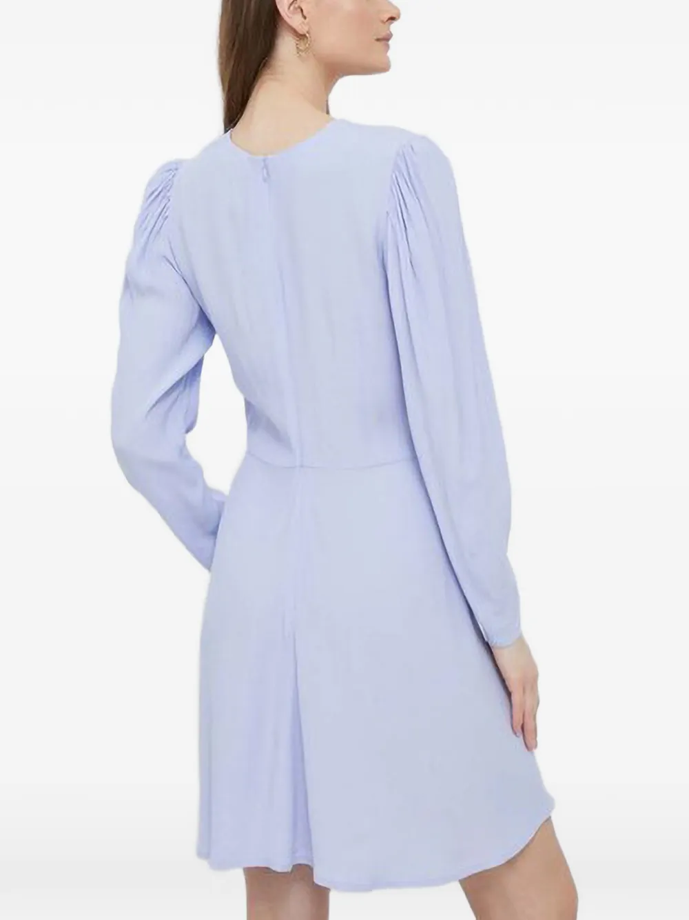 Benetton Mini-jurk met V-hals Paars