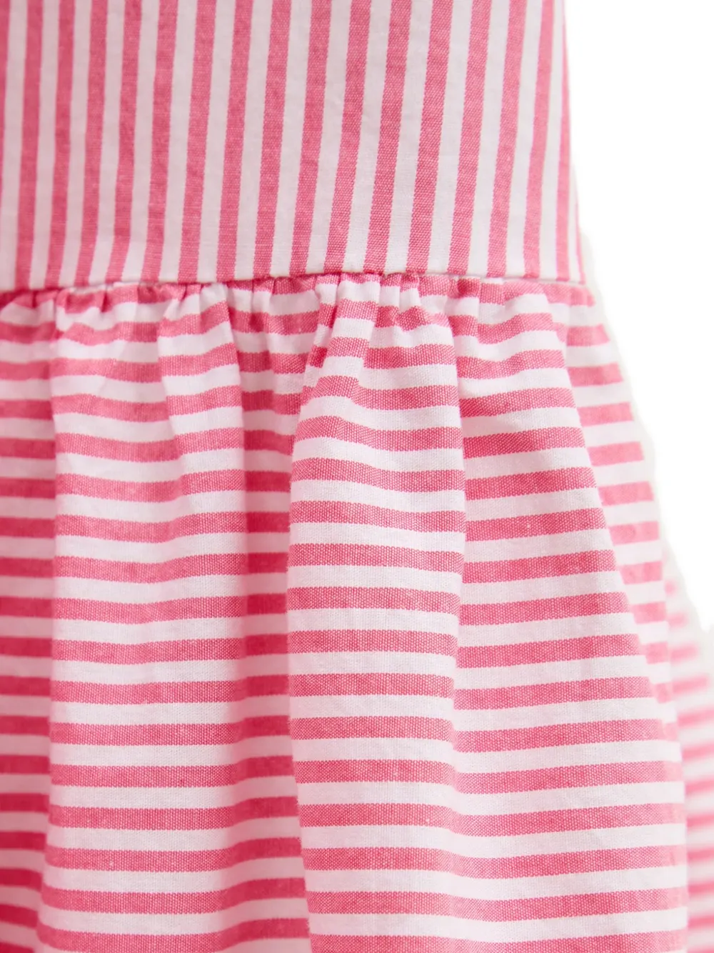 Benetton Jurk met ruches Roze