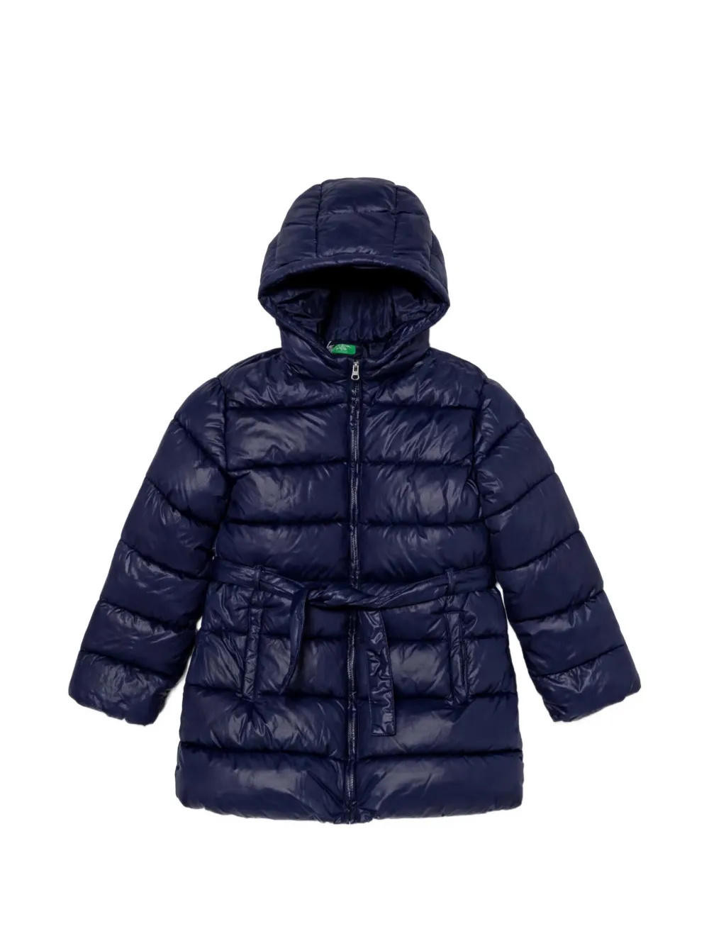 Benetton 후드 벨트 재킷 | 블루 | Image 1