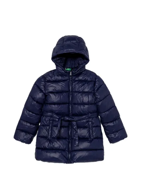 Benetton hooded belted jacket