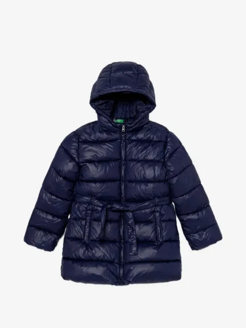 Benetton hooded belted jacket