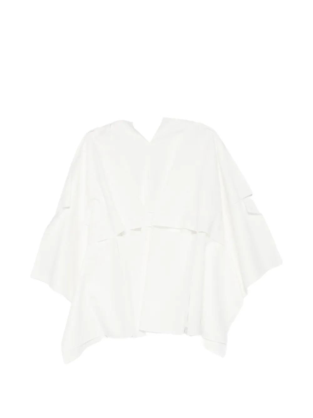 Niccolo Paqualetti Panello V-neck top - Weiß