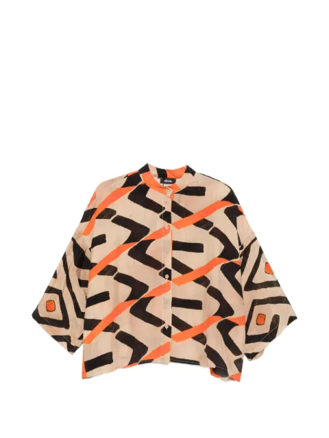 DIXIE abstract-print cotton shirt