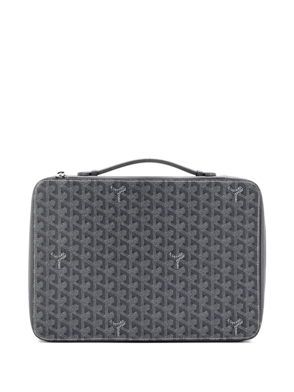 Goyard Pre-Owned Compagnon Universel A4 Bag Coated Canvas business bag - Grigio