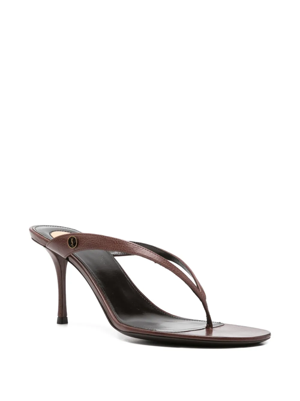 Saint Laurent Sue sandalen met bandje Bruin