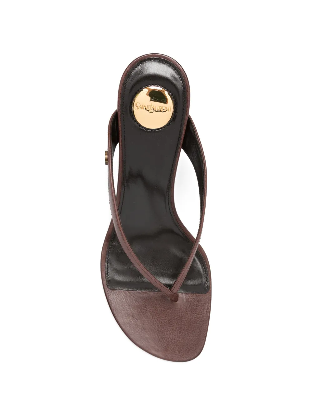 Saint Laurent Sue sandalen met bandje Bruin