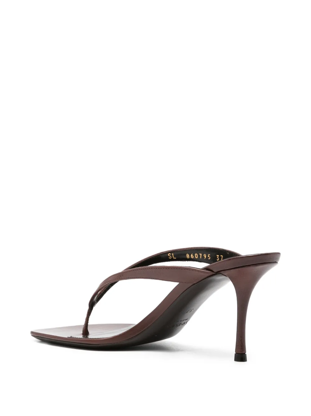 Saint Laurent Sue sandalen met bandje Bruin