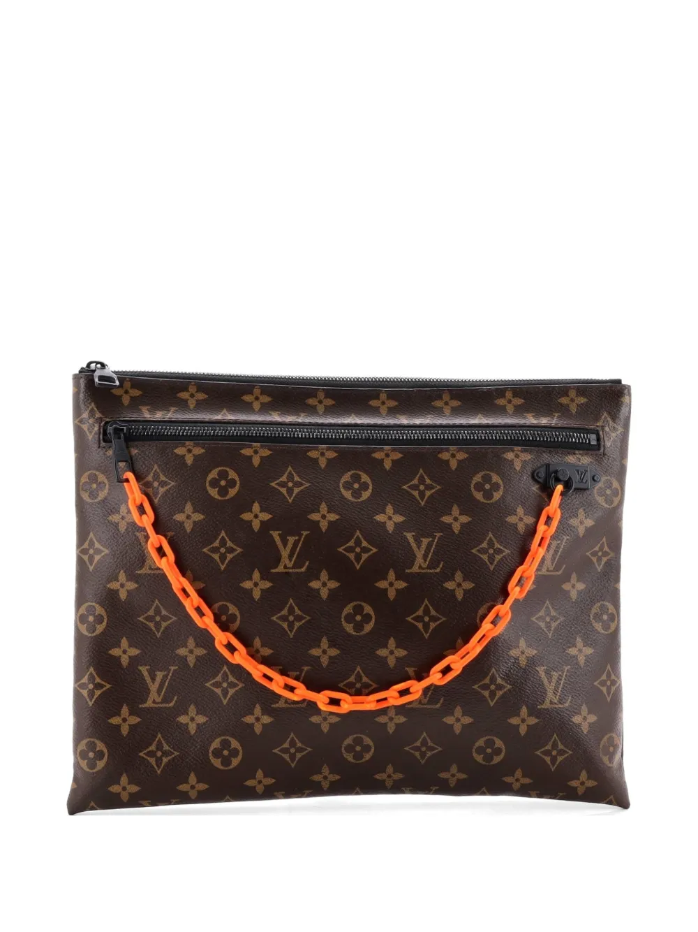 Louis Vuitton Pre-Owned Solar Ray A4 Pouch Monogram Canvas clutch bag - Marrone