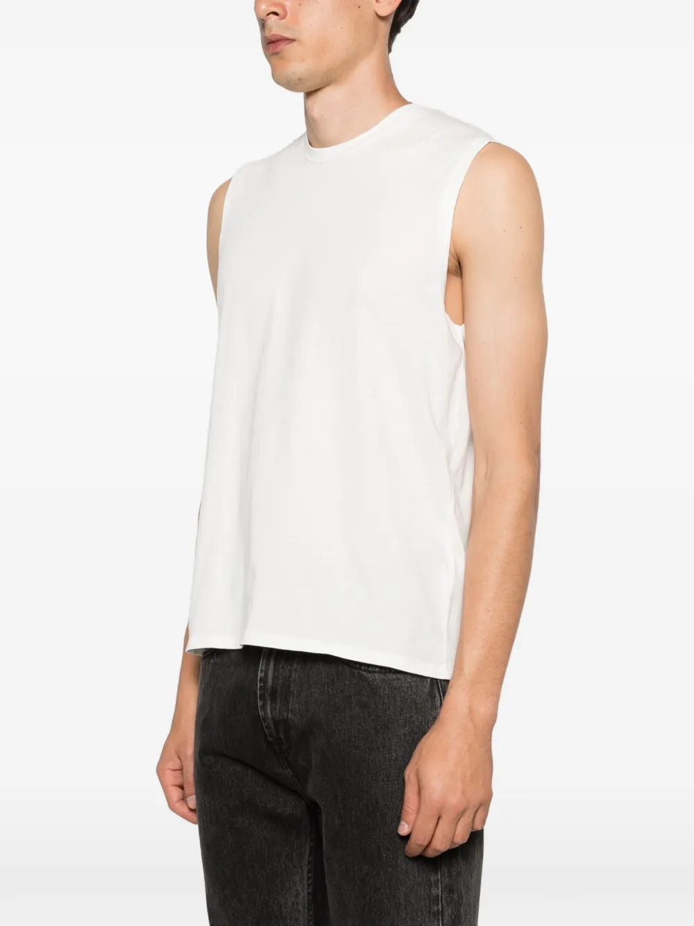 OUR LEGACY Breathe tanktop met print Beige