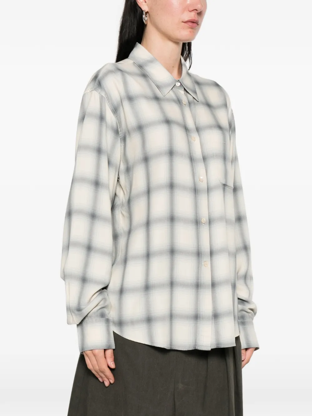  Our Legacy Forever Plaid-pattern Shirt - Neutrals 