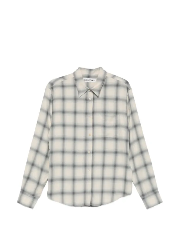 OUR LEGACY Forever チェック シャツ | ニュートラル | FARFETCH JP