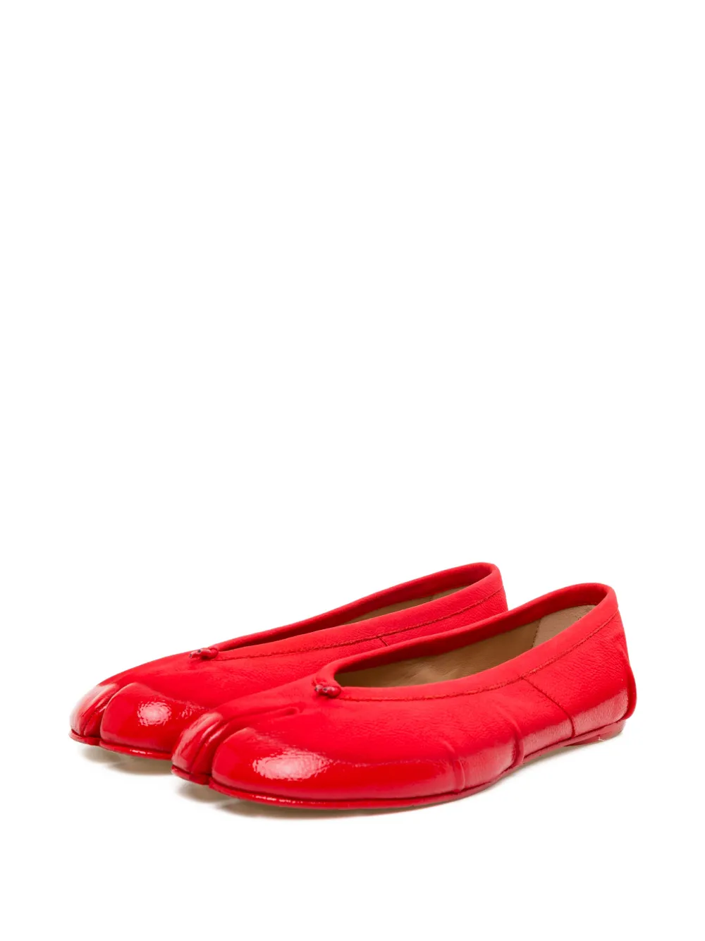 Maison Margiela Tabi ballerina's Rood