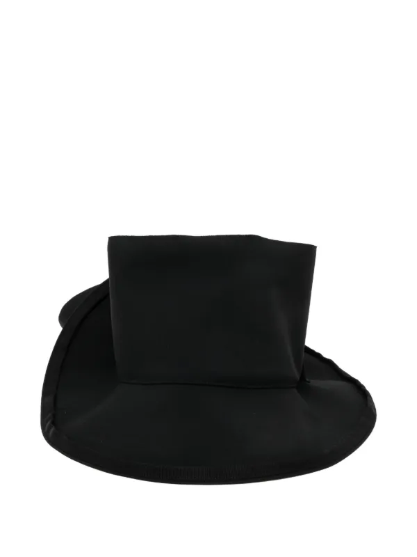 Comme des Garçons Wool Fedora Hat in Black