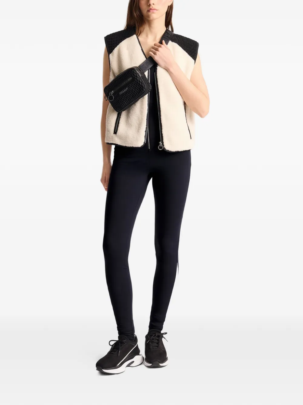  Fusalp Elandine Logo-patch Gilet - Neutrals 