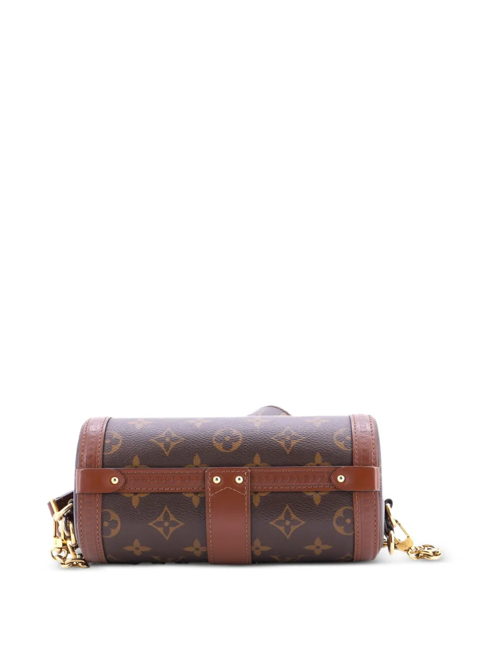 Louis Vuitton Pre-owned Papillon Trunk Bag Monogram Canvas Shoulder Bag in Brown, view 4