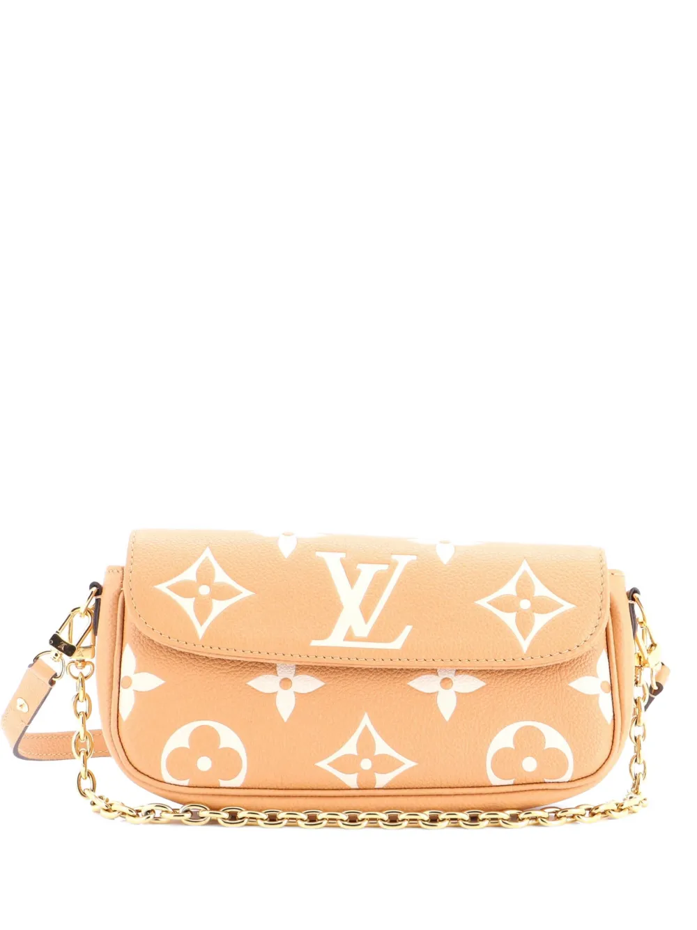 Louis Vuitton Pre-Owned Ivy Wallet on Chain Bicolor Monogram Empreinte Giant crossbody bag - Toni neutri