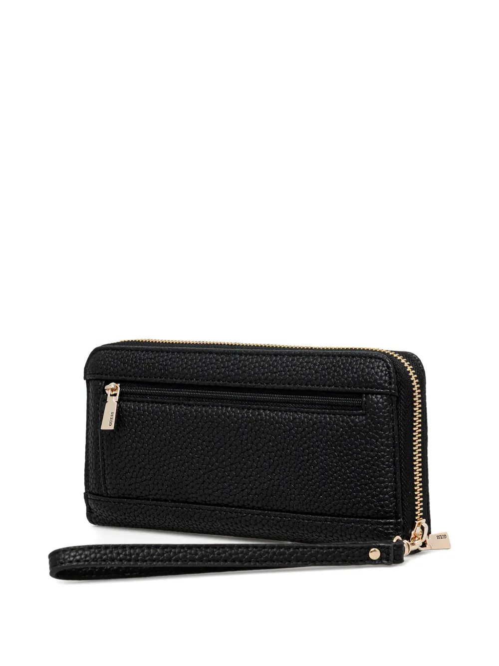 GUESS USA Brenton portemonnee met bewerkt effect Zwart
