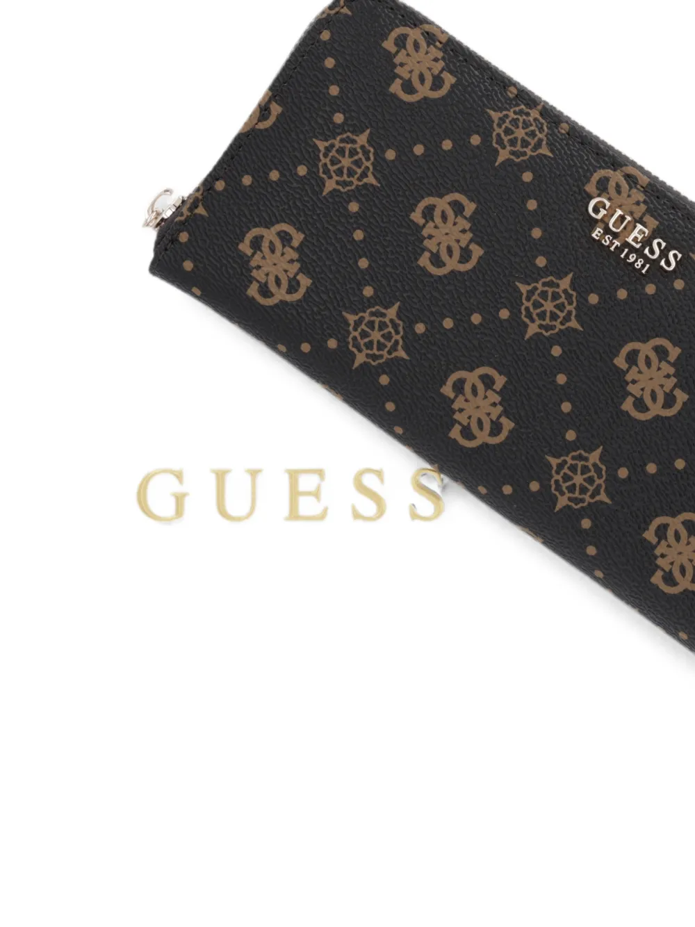 GUESS USA Grote Carrie 4G portemonnee Bruin
