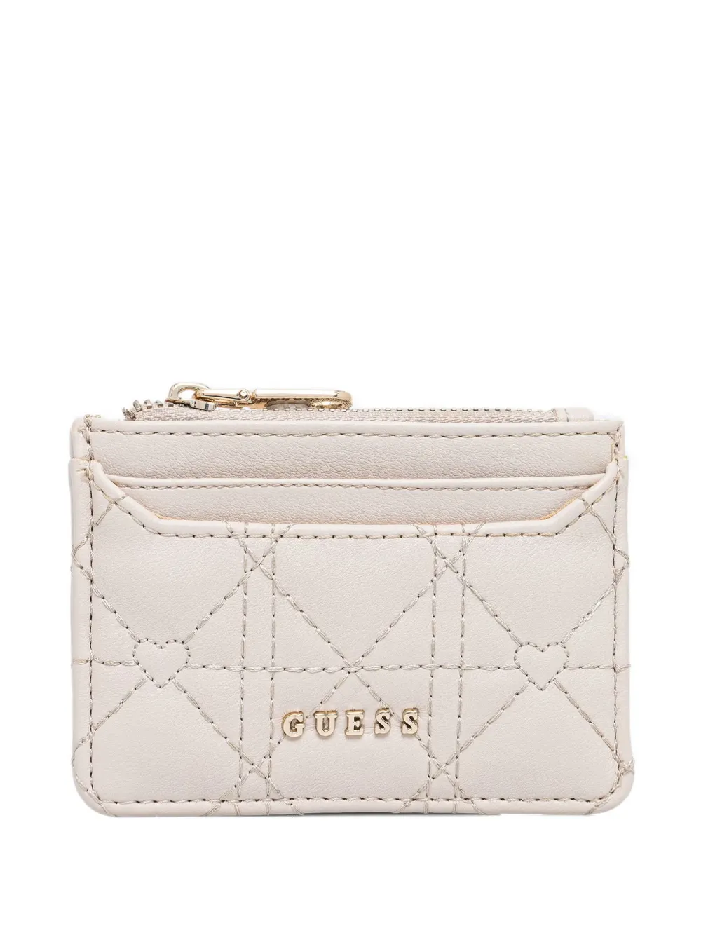 GUESS USA quilted wallet - Toni neutri