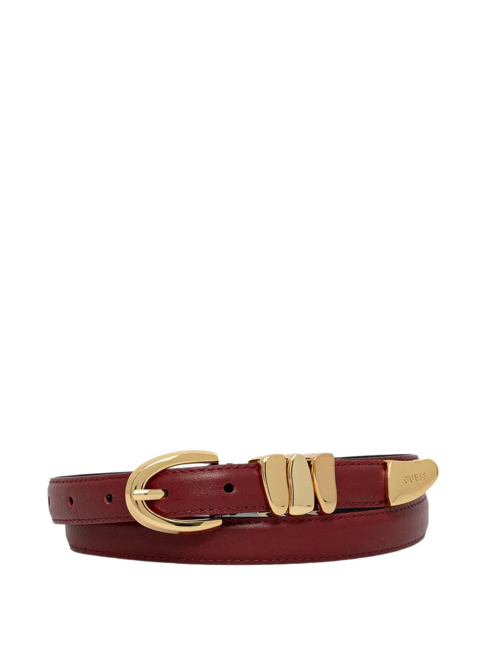 GUESS USA buckle belt - Rosso