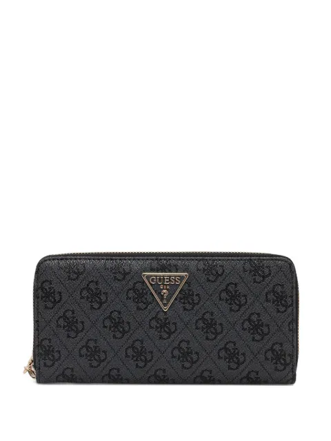 GUESS USA Laurel 4G logo-print zip-around maxi wallet