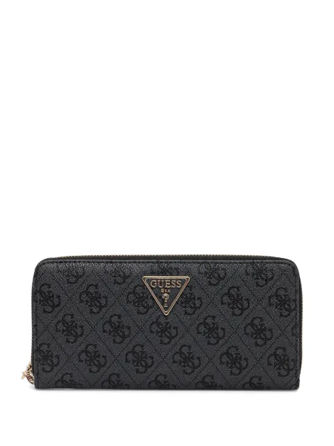 GUESS USA cartera Laurel con logo y cremallera