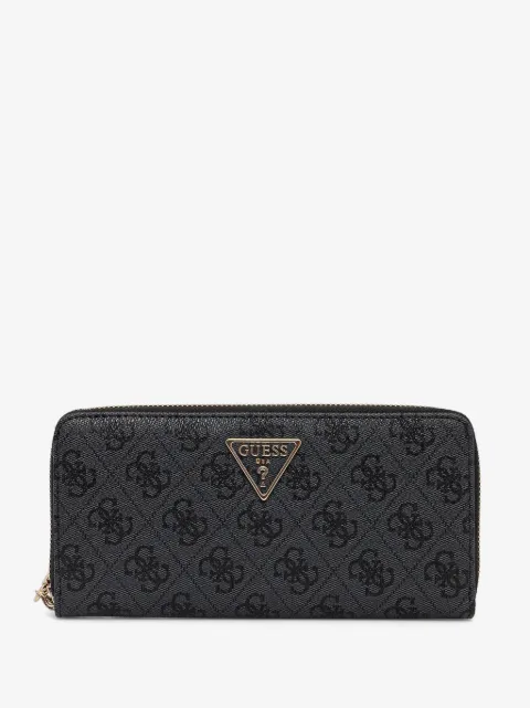 GUESS USA Laurel 4G logo-print zip-around maxi wallet